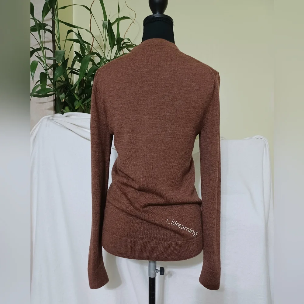 NWOT Brown Merino Wool Sweater Size XS By Banana Republic Factory